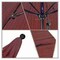 California Umbrella 7.5' Black Aluminum Market Patio Umbrella, Olefin Terrace Adobe 194061334867 - alternate 3